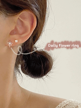 [Silver925] Daily flower ring/2color